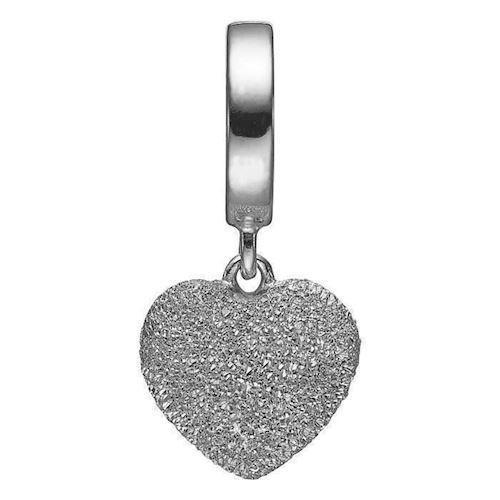 Image of Christina Collect 925 Sterling sølv Magic Dream Glitrende buttet hjerte, model 610-S66
